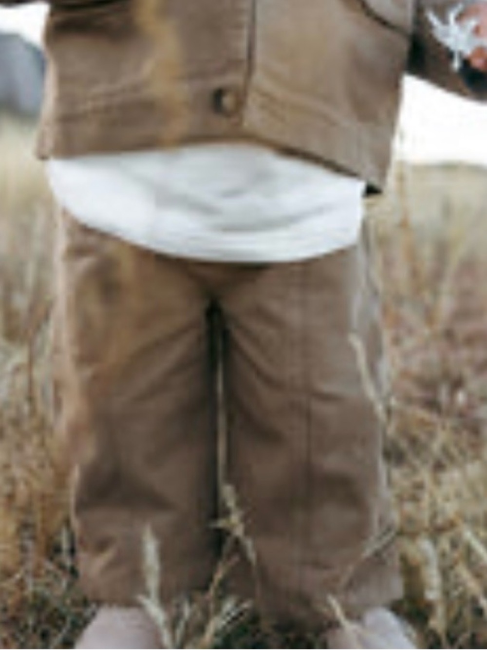Fostered Collection Mocha Cargo Pants - size: 1Y